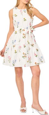 Ted Baker Rena Print Tie Waist Dress