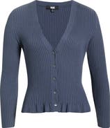 PAIGE Royce Cotton Blend Rib Cardigan