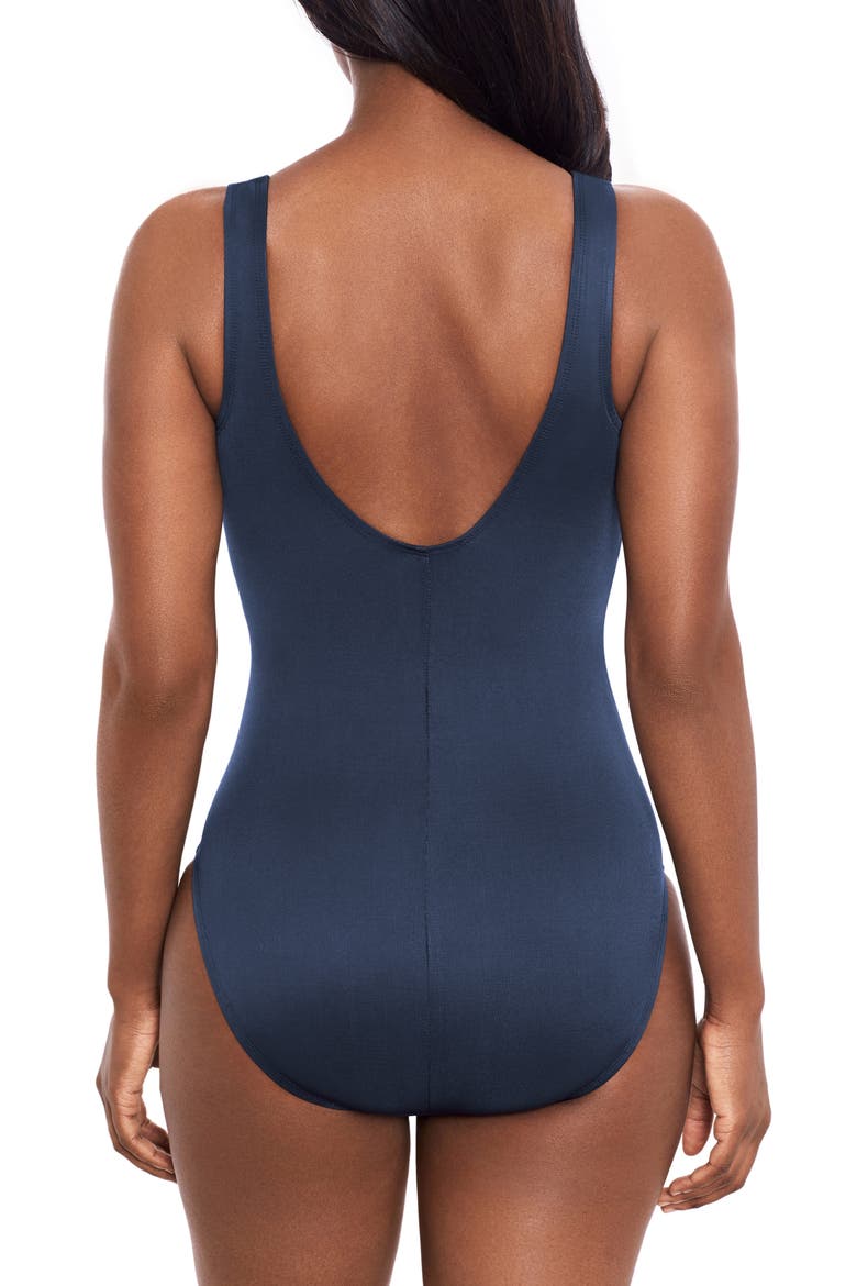 Rock Solid Avra Underwire One-Piece Swimsuit, Alternate, color, MIDNIGHT BLUE