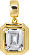 BY ADINA EDEN Colored CZ Emerald Bezel Pendant