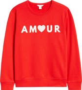 Caslon® Amour Graphic Sweatshirt