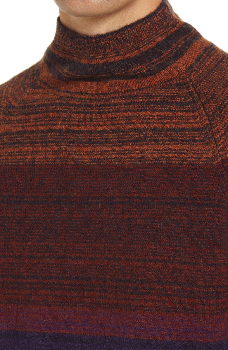 Scotch & Soda Gradient Mock Neck Sweater, Alternate, color, 