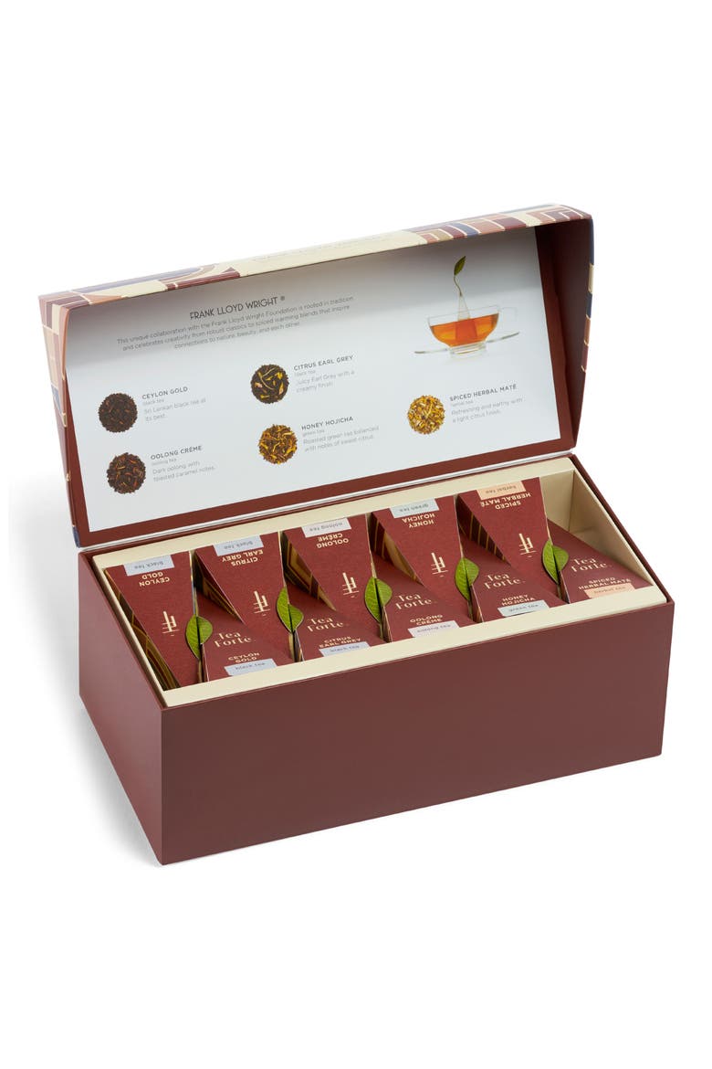 20-Piece Frank Lloyd Wright Tea Tasting Assortment, Alternate, color, NO COLOR