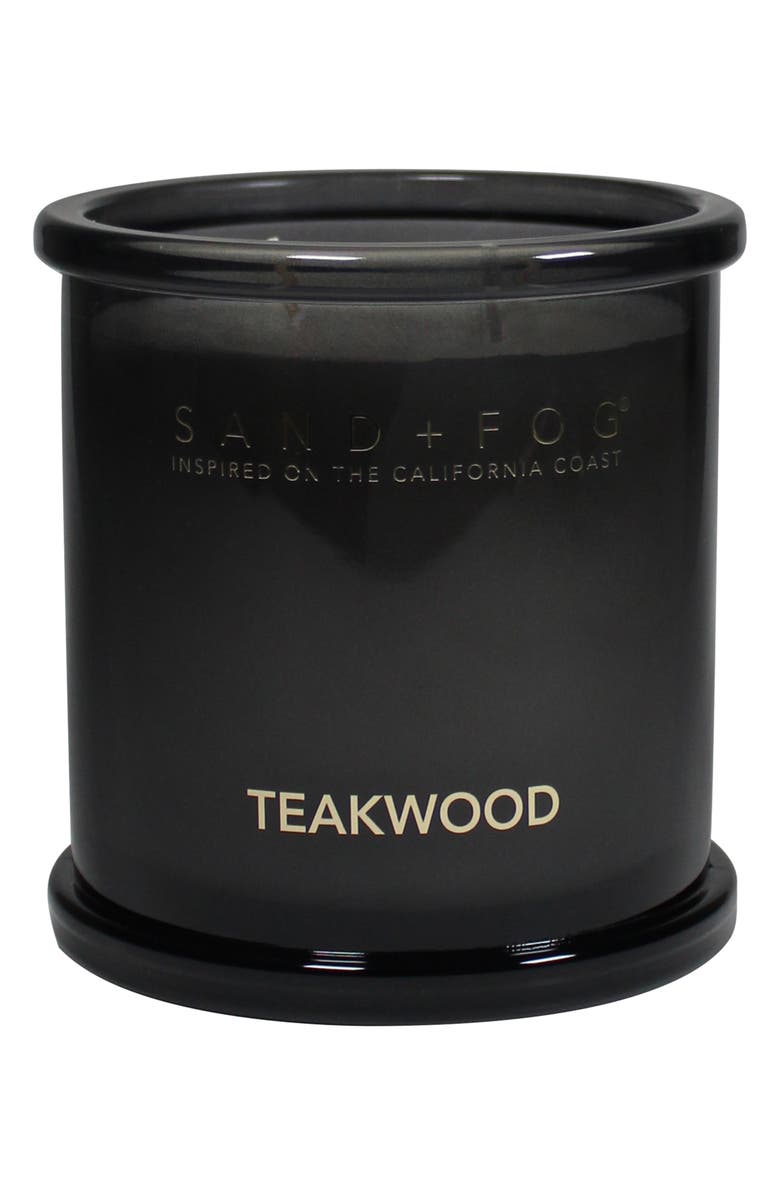 SAND AND FOG Apothecary Scented Candle, Alternate, color, Teakwood