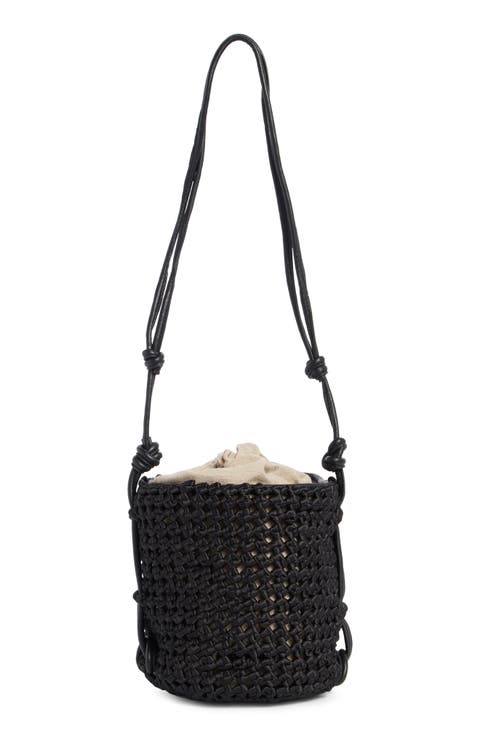 Woven Bucket Bag