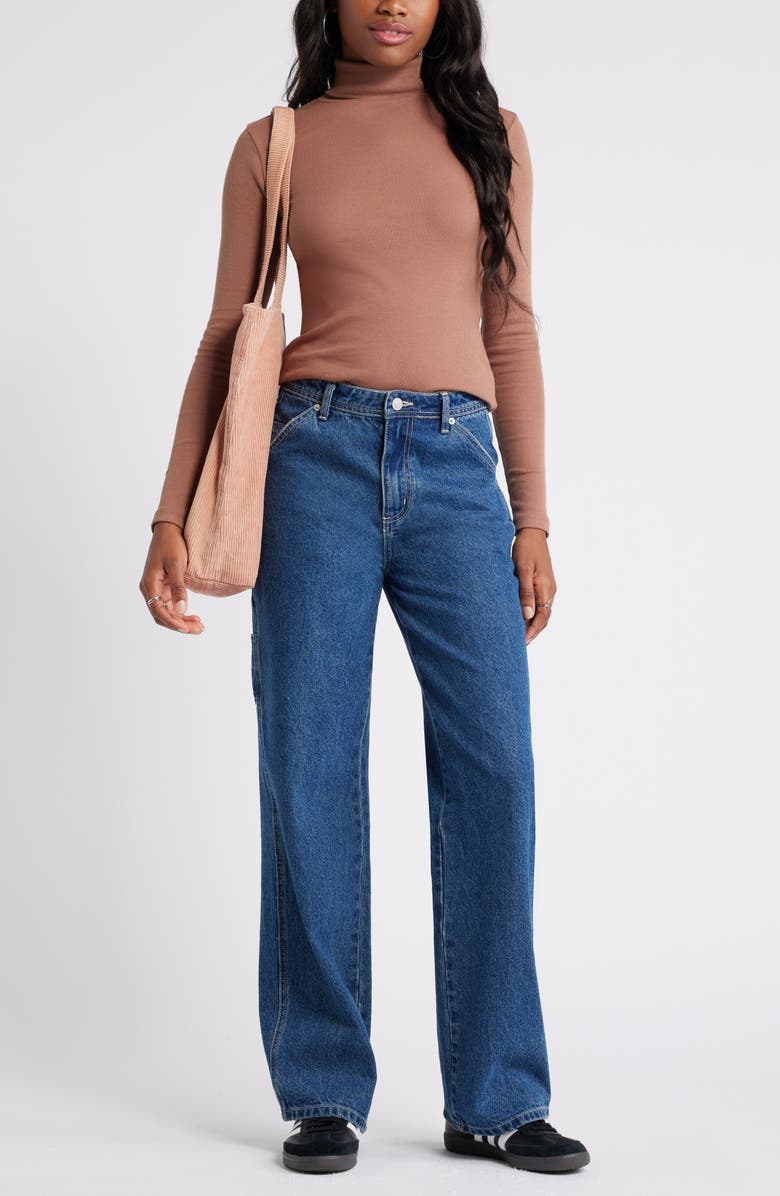 BP. Turtleneck Ribbed Top | Nordstrom