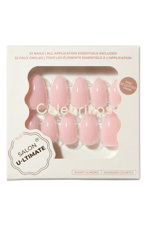 Salon U-LTIMATE Extra Short Almond Press-On Nails
