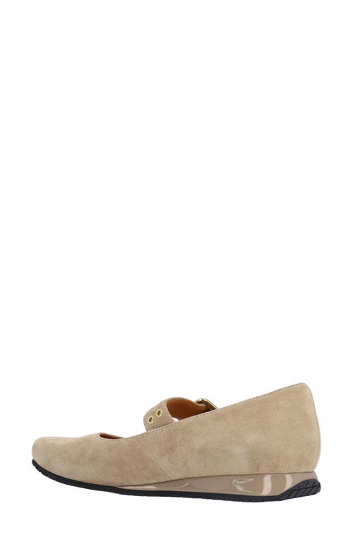 L'amour Des Pieds Tanzy Mary Jane Flat In Brown