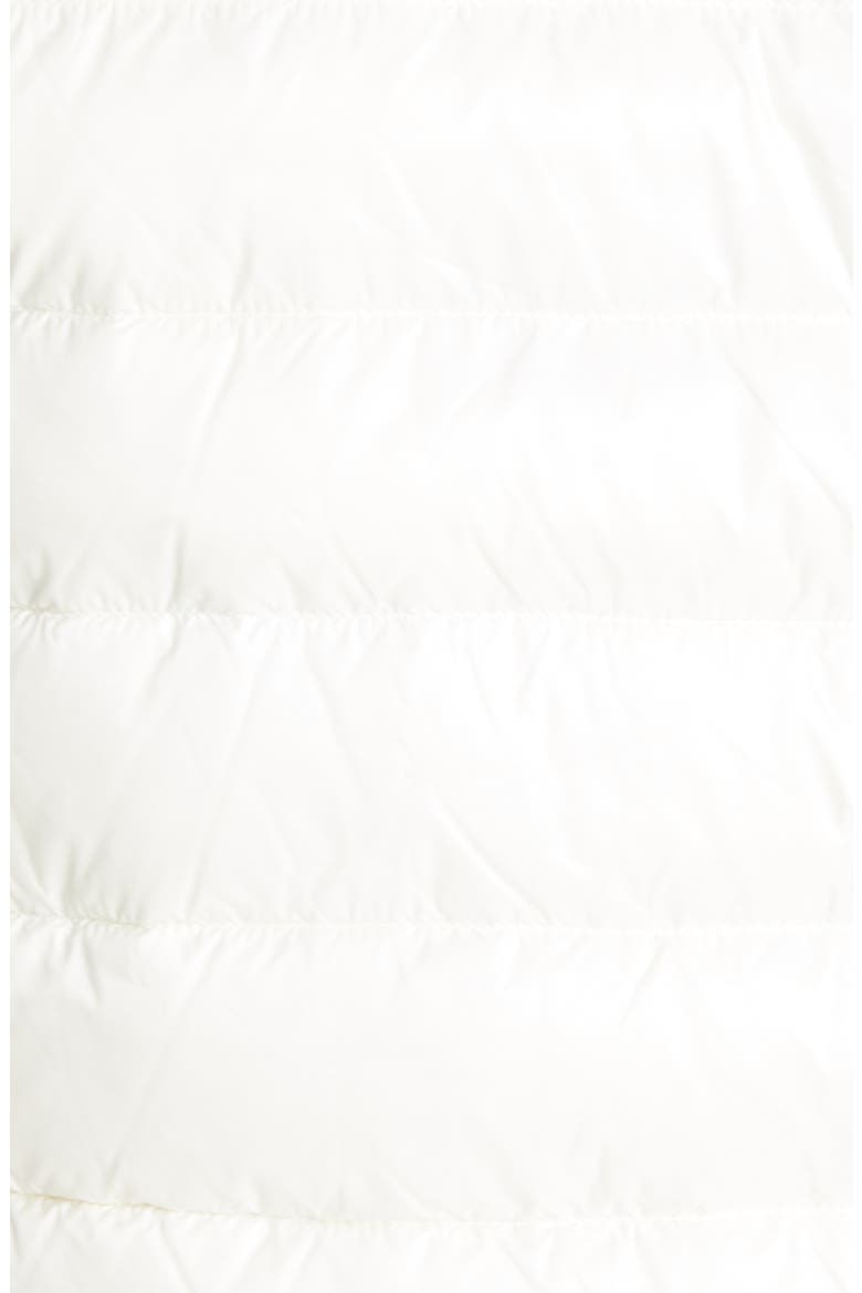 Quilted Down & Wool Short Cardigan, Alternate, color, WHITE