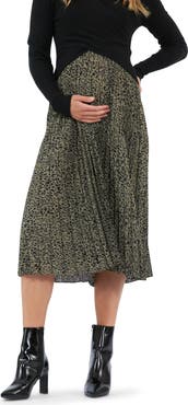 Ripe Maternity Cleo Pleat Skirt