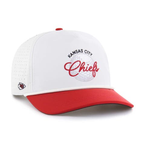 Men's '47 Cream/Red Kansas City Chiefs Gimmie Golf Hitch Rope Adjustable Hat