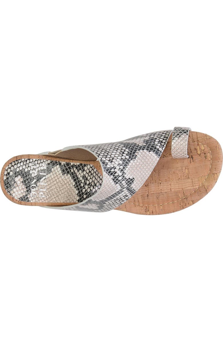 Donald Pliner Gyer Leather Python Print Wedge Sandal, Alternate, color,