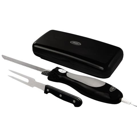 Electric Knife with Carving Fork and Storage Case