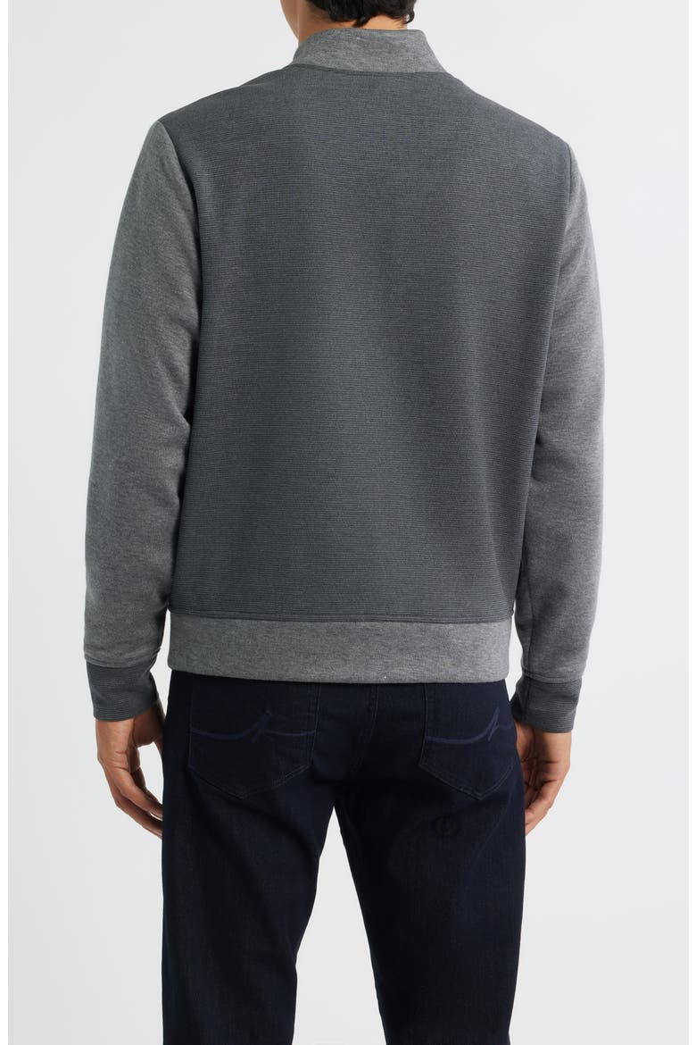 Isaak Colorblock Knit Jacket, Alternate, color, CHARCOAL