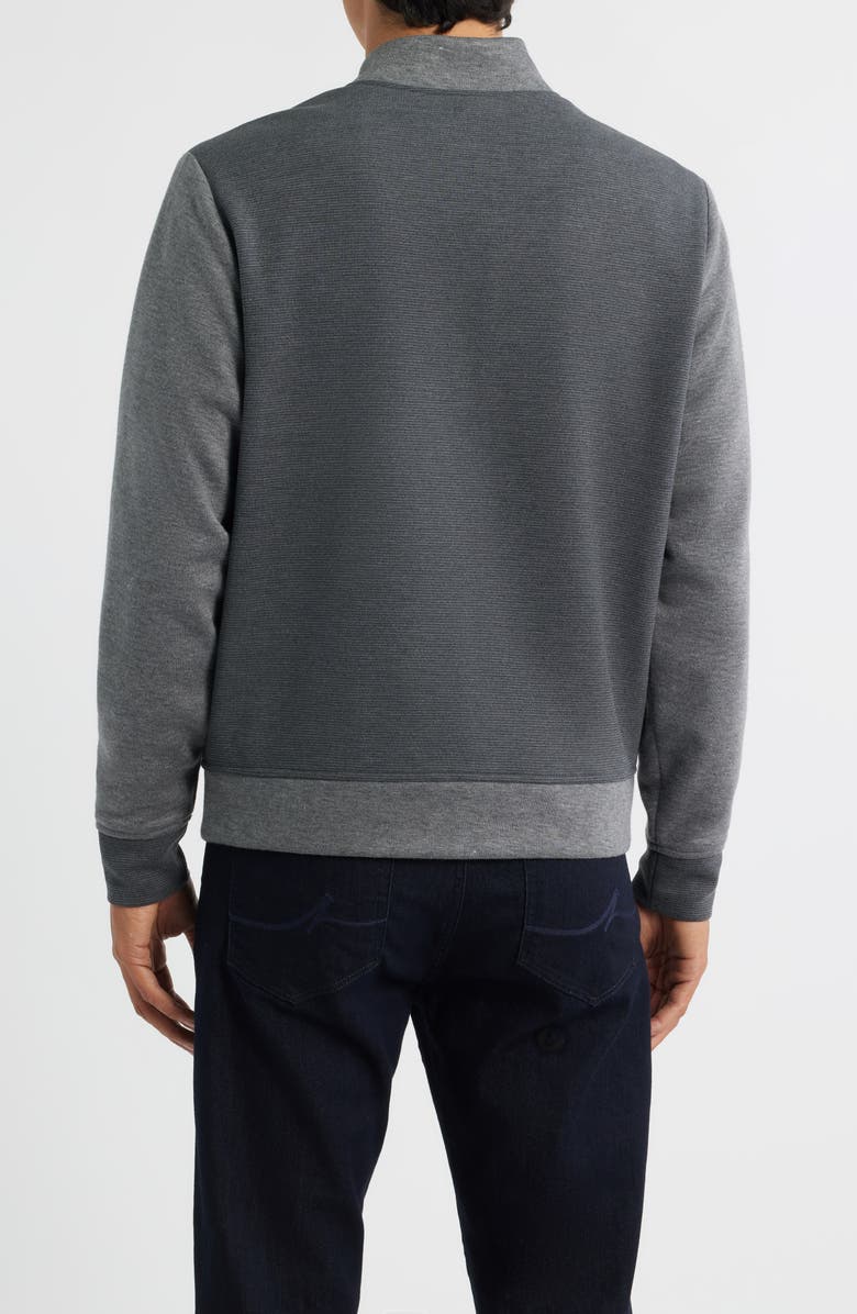 Robert Barakett Isaak Colorblock Knit Jacket, Alternate, color, Charcoal