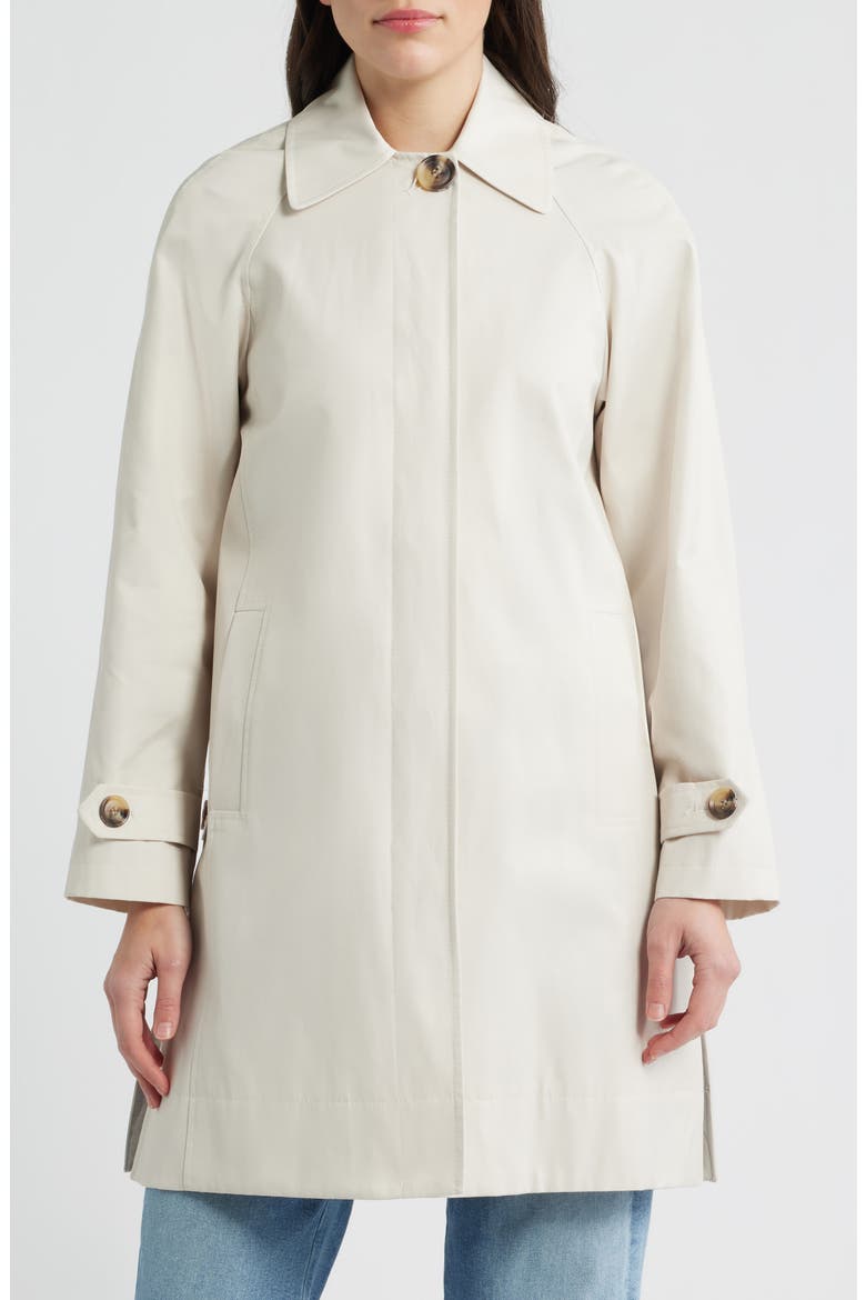 Mac Single Breasted Coat, Alternate, color, LINEN/ BROWN