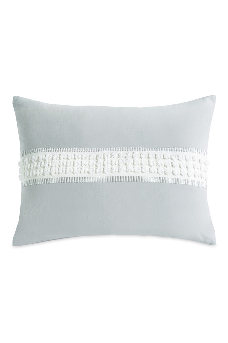Tufted Dot Stripe Cotton Comforter & Sham Set, Alternate, color, GREY