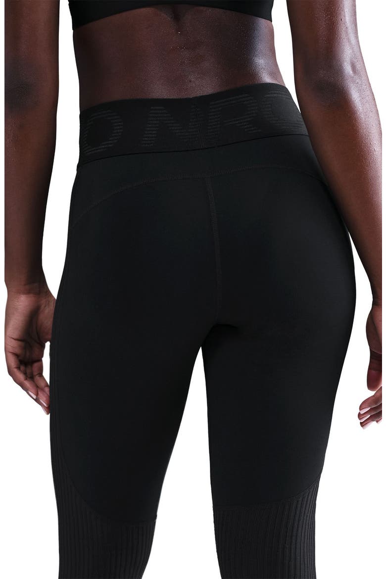 Dri-FIT Pro Sculpt Leggings, Alternate, color, BLACK/ WHITE