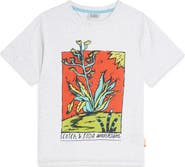 Scotch & Soda Kids' Relaxed Fit Nep Graphic T-Shirt
