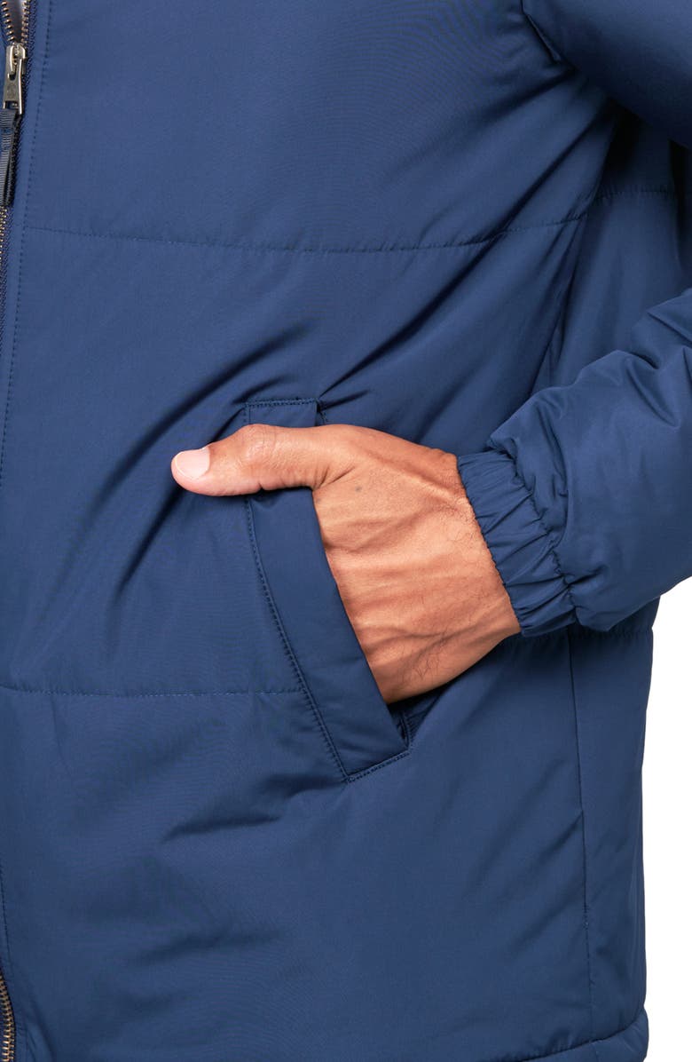 CONSTRUCT Solid Puffer Jacket, Alternate, color, Navy