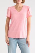 Caslon® Scallop Trim T-Shirt