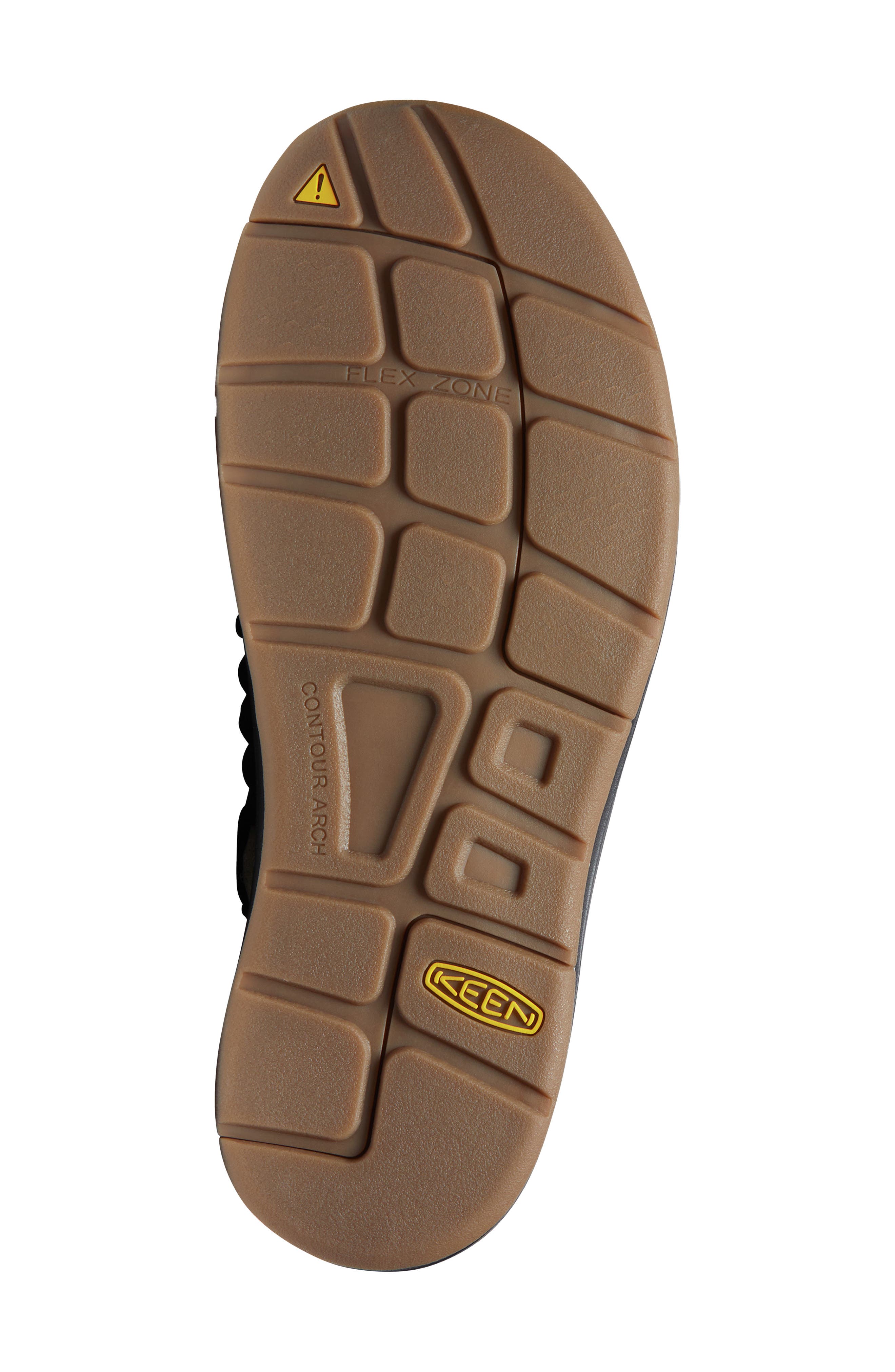 KEEN Uneek Slingback Drawcord Sandal, Alternate, color, Black/ Plaza Taupe