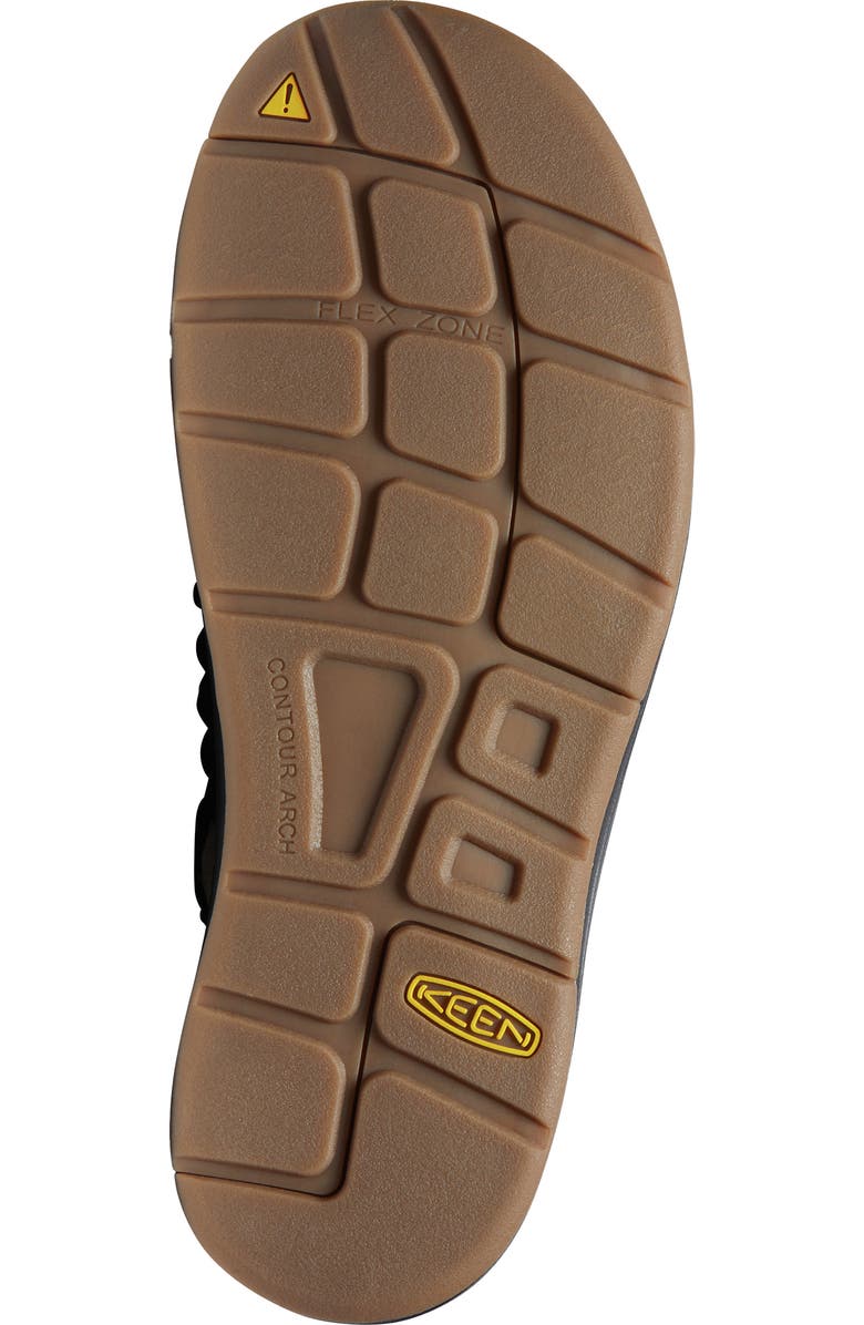 KEEN Uneek Slingback Drawcord Sandal, Alternate, color, Black/ Plaza Taupe