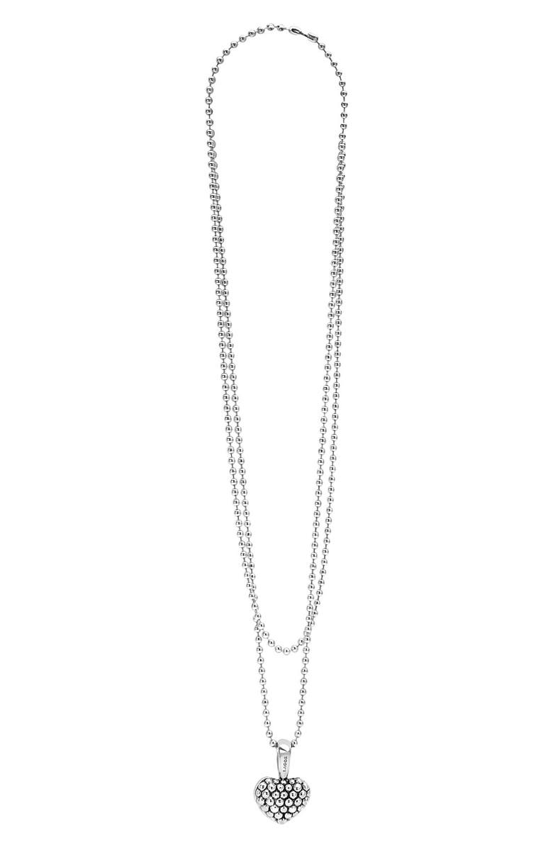 LAGOS Sterling Silver Key Long Strand Pendant Necklace, Alternate, color,