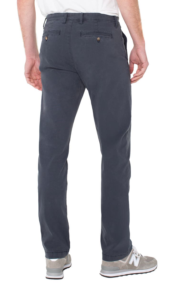 Liverpool Los Angeles Straight Leg Stretch Twill Chinos, Alternate, color, Night Watch