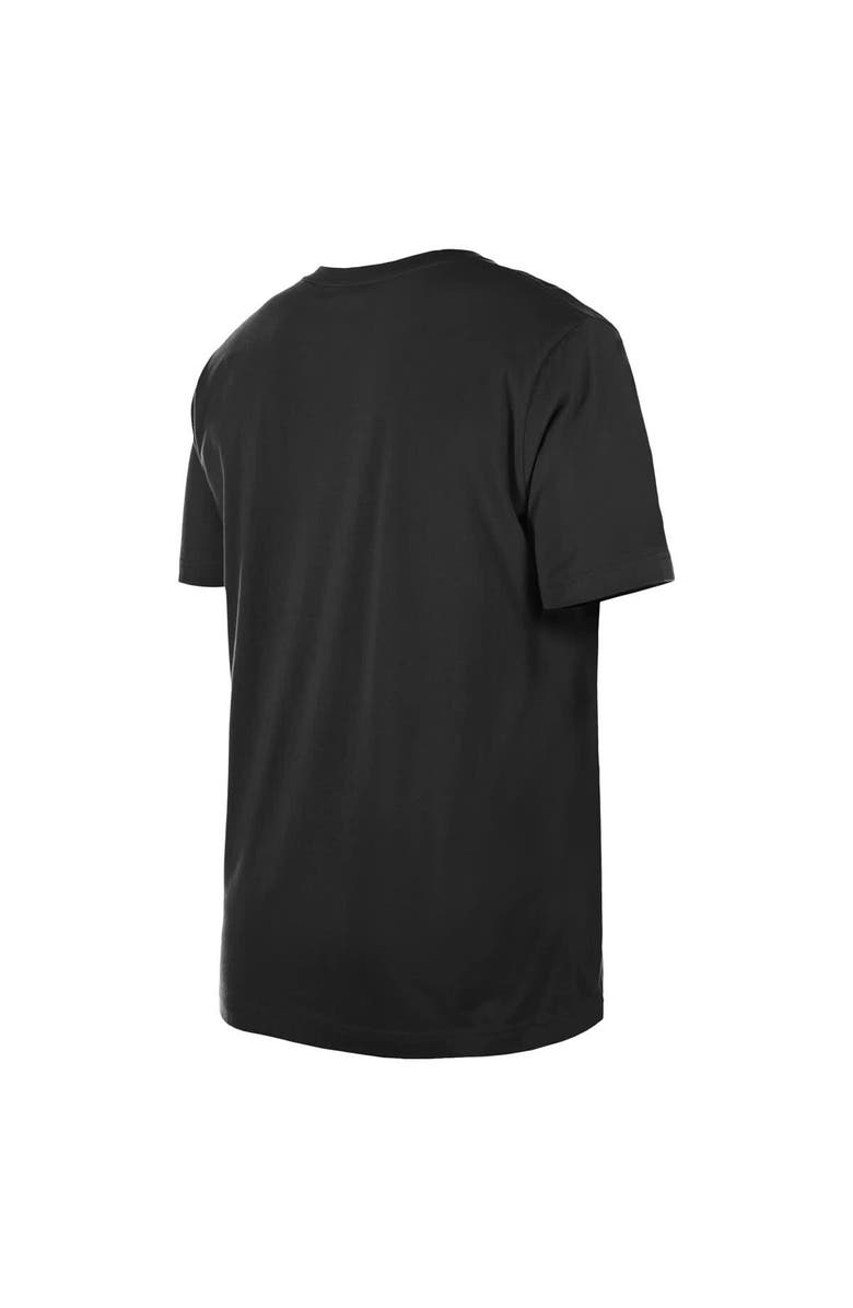 New Era Men's New Era Black Chicago Bulls Enzyme Wash Oversized T-Shirt, Alternate, color, 