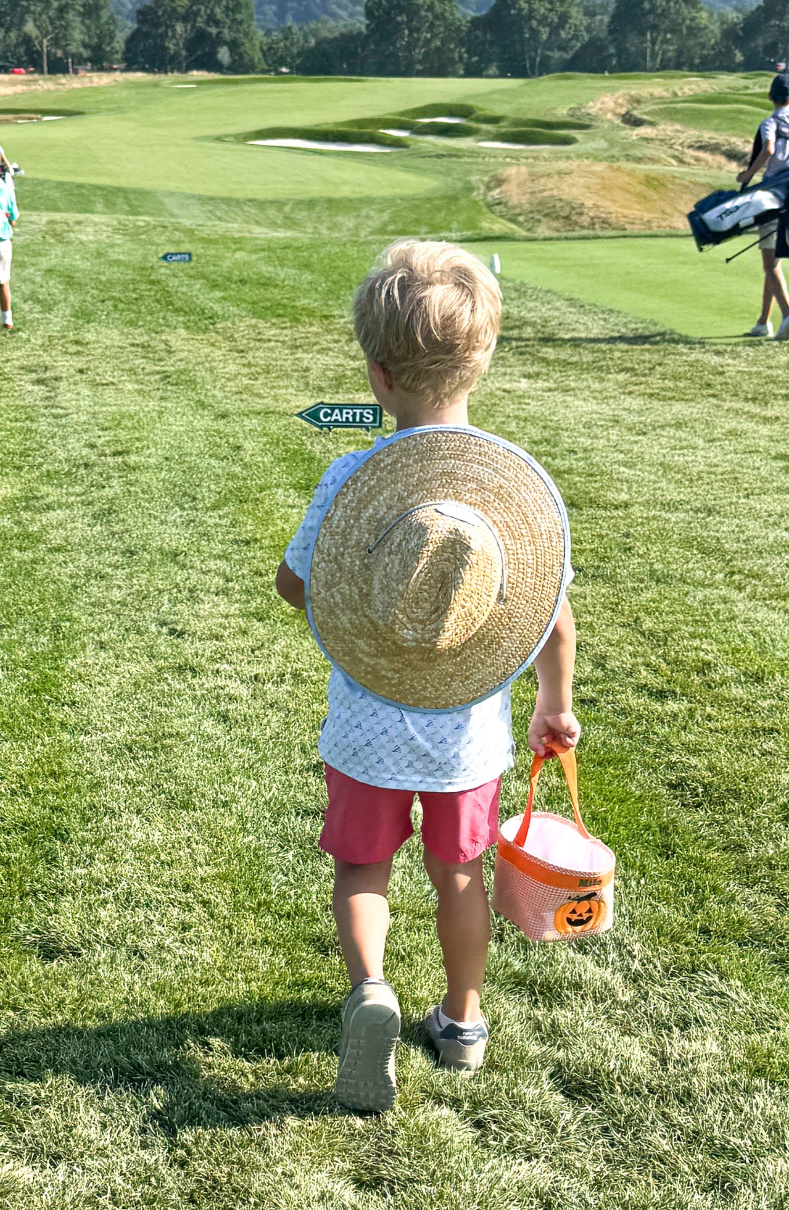 Bits & Bows Petite Jack-o-Lantern Halloween Pumpkin Tote, Alternate, color, 