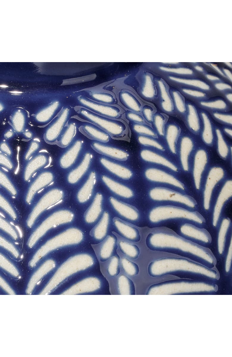 JAMIE YOUNG Highland Ceramic Table Lamp with Linen Shade, Alternate, color, Blue