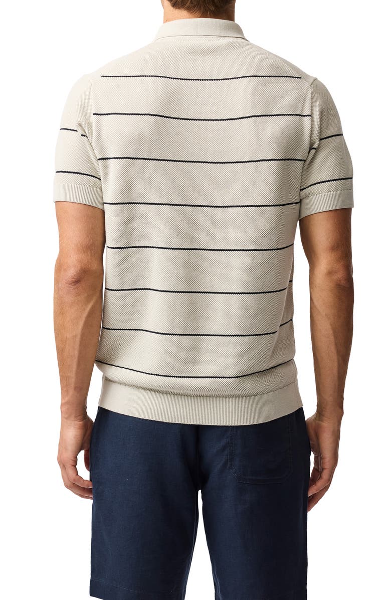 Rodd & Gunn Turners Bay Stripe Polo, Alternate, color, Pebble
