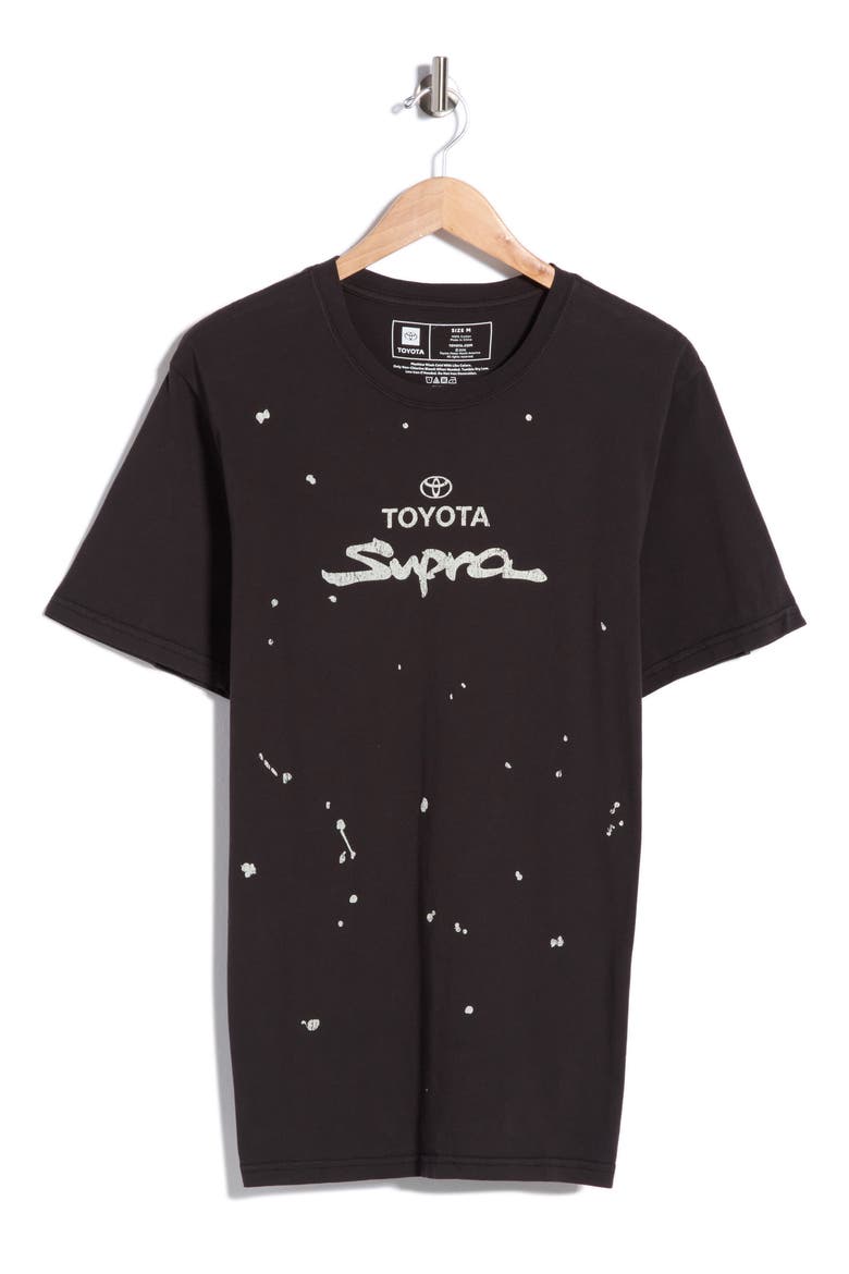 Toyota Supra Angles Graphic T-Shirt, Alternate, color, BLACK