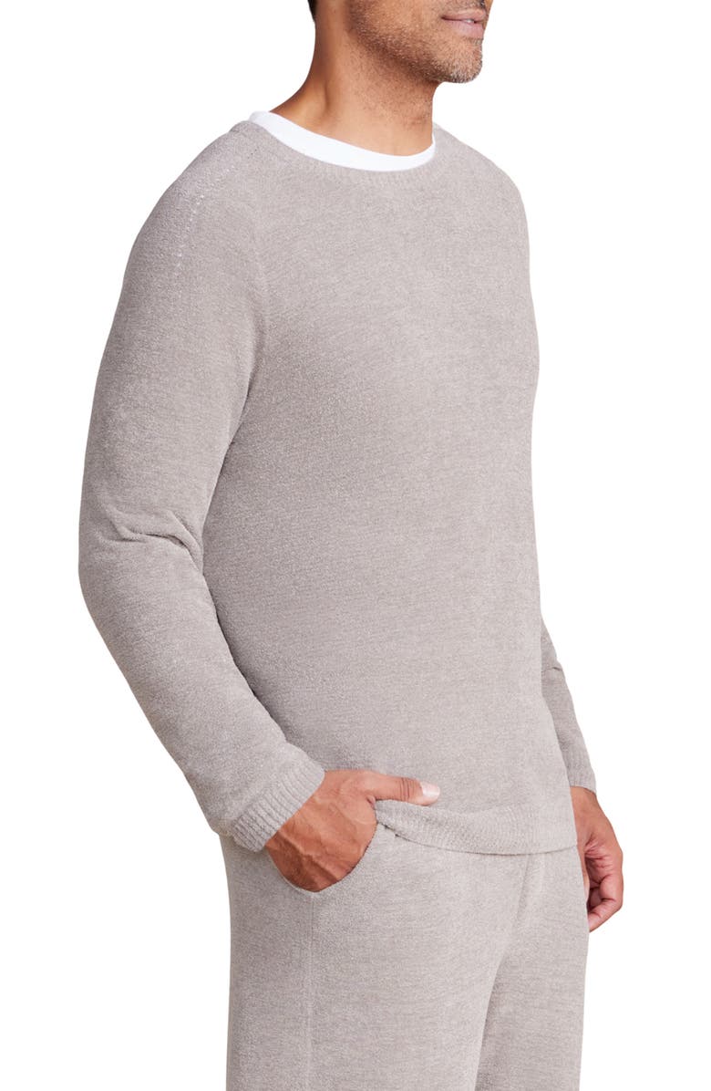 Barefoot Dreams<sup>®</sup> CozyChic<sup>™</sup> Lite Raglan Pointelle Sweatshirt, Alternate, color, 