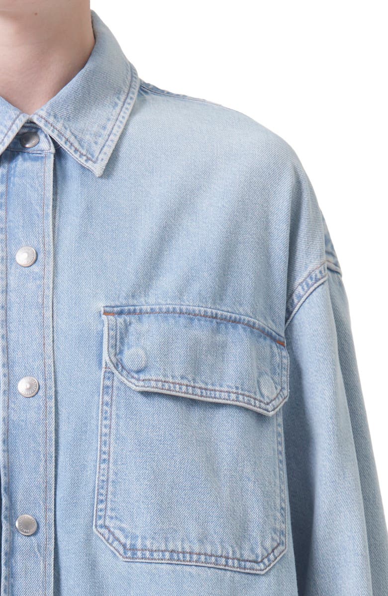 AGOLDE Gwen Denim Shirt Jacket, Alternate, color,