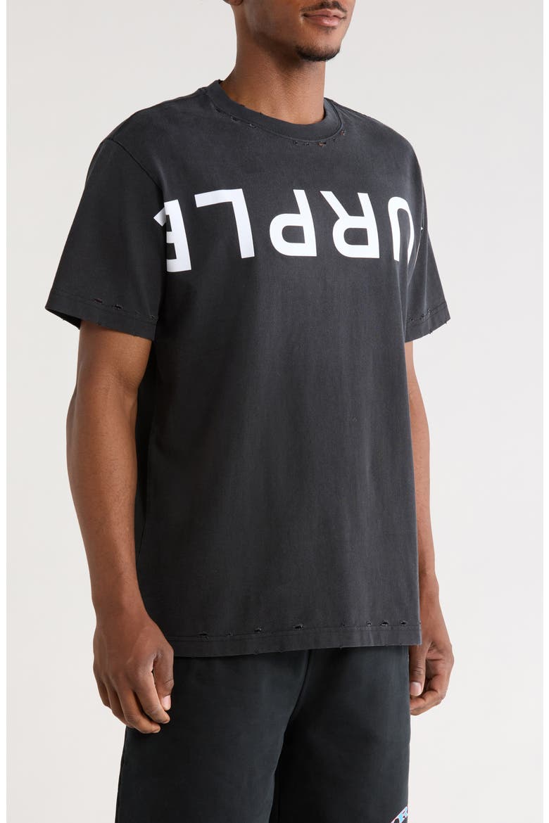 Heavyweight Cotton Jersey Graphic T-Shirt, Alternate, color, BLACK