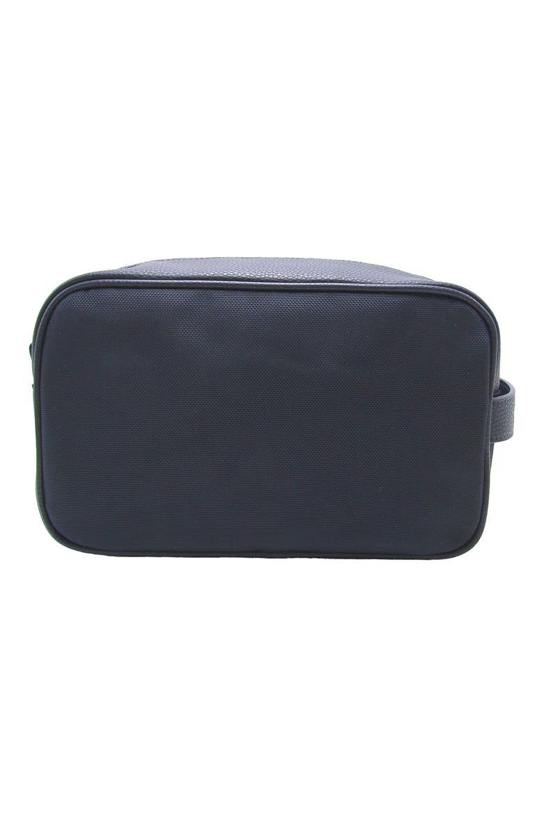 Skipper Faux Leather Dopp Kit, Alternate, color, NAVY