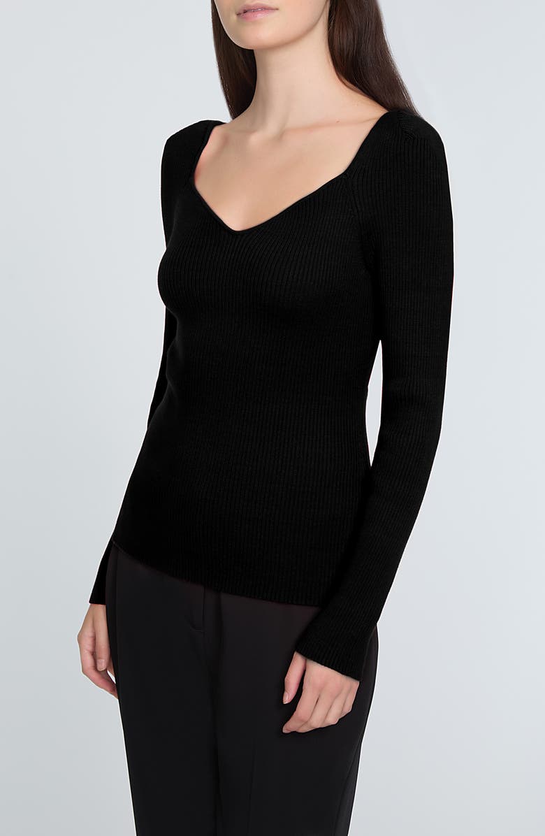 Elie Tahari The Soraya Rib Sweater, Alternate, color, 