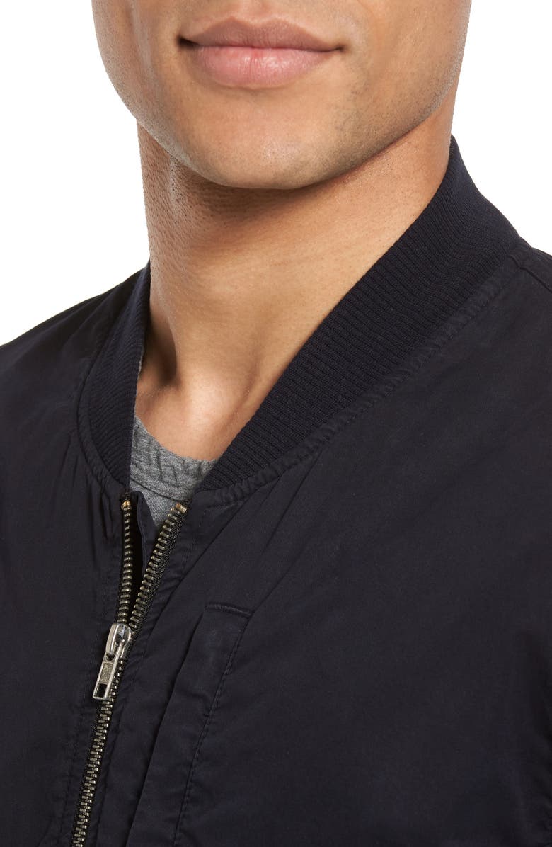 James Perse Cotton Bomber Jacket, Alternate, color, 
