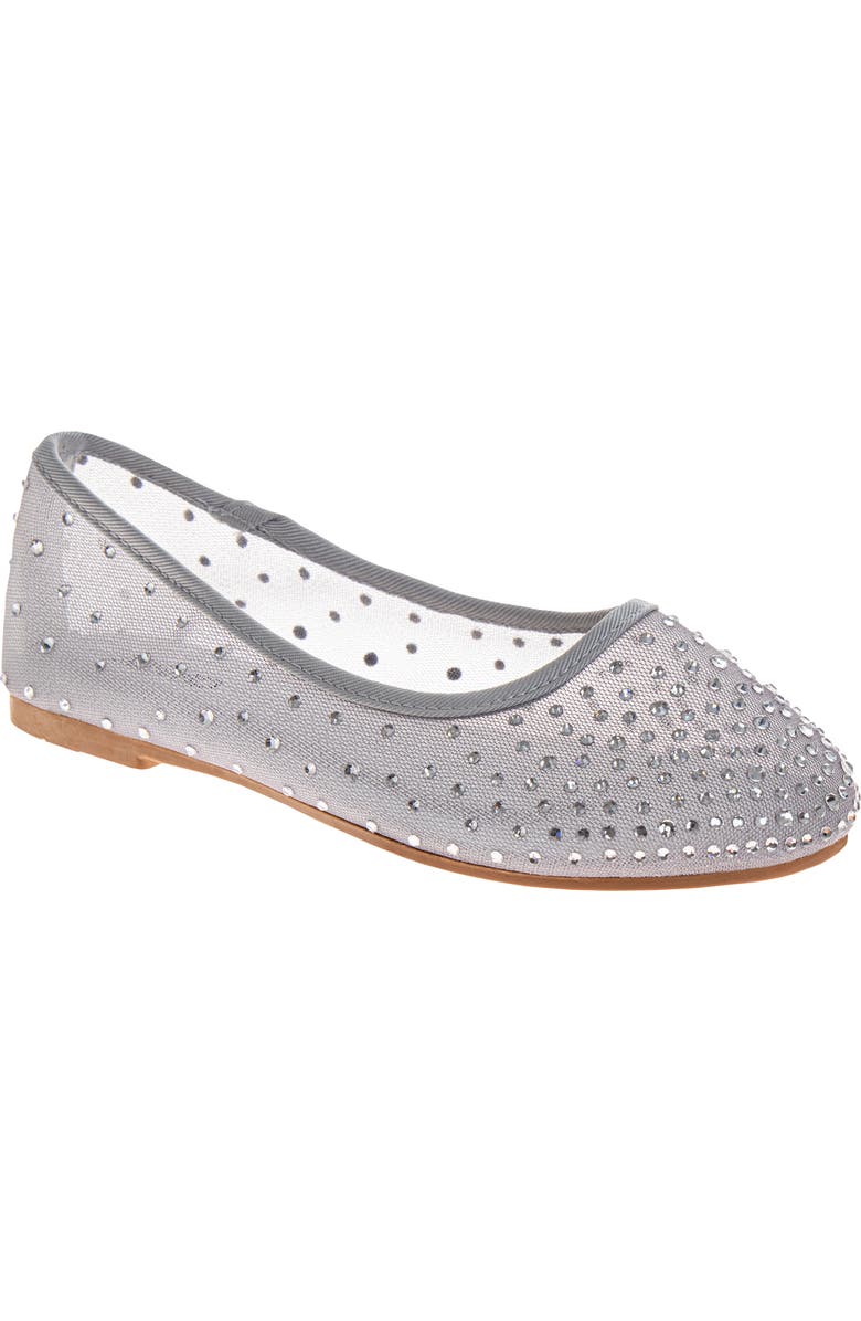 JOSMO Kids' Ballerina Flat, Main, color, Silver