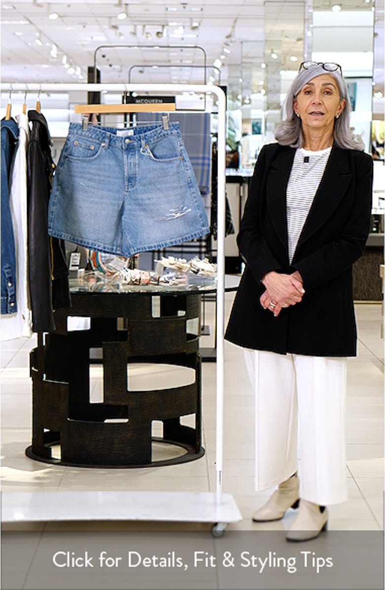 Editor Mid Rise Denim Shorts, sales video thumbnail