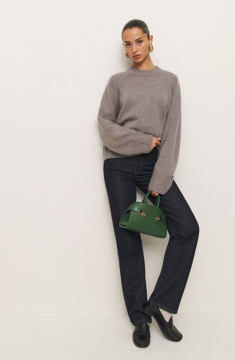 Reformation Calloway Crewneck Wool Sweater, Alternate, color,