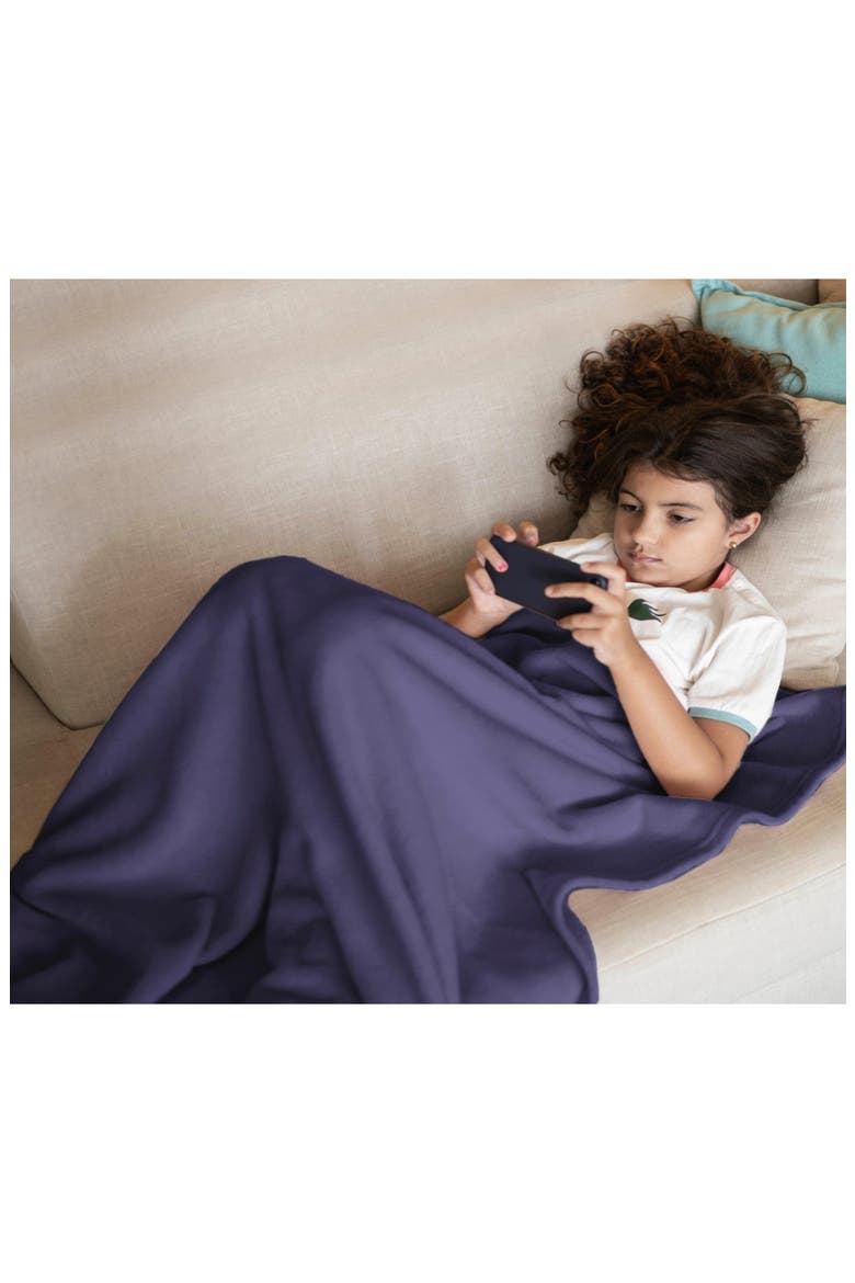 Supersoft Fleece Throw Blanket, Alternate, color, NAVY