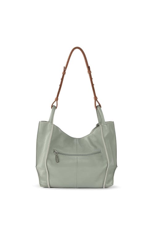 The Sak Los Feliz Medium Tote Leather Bag In Green