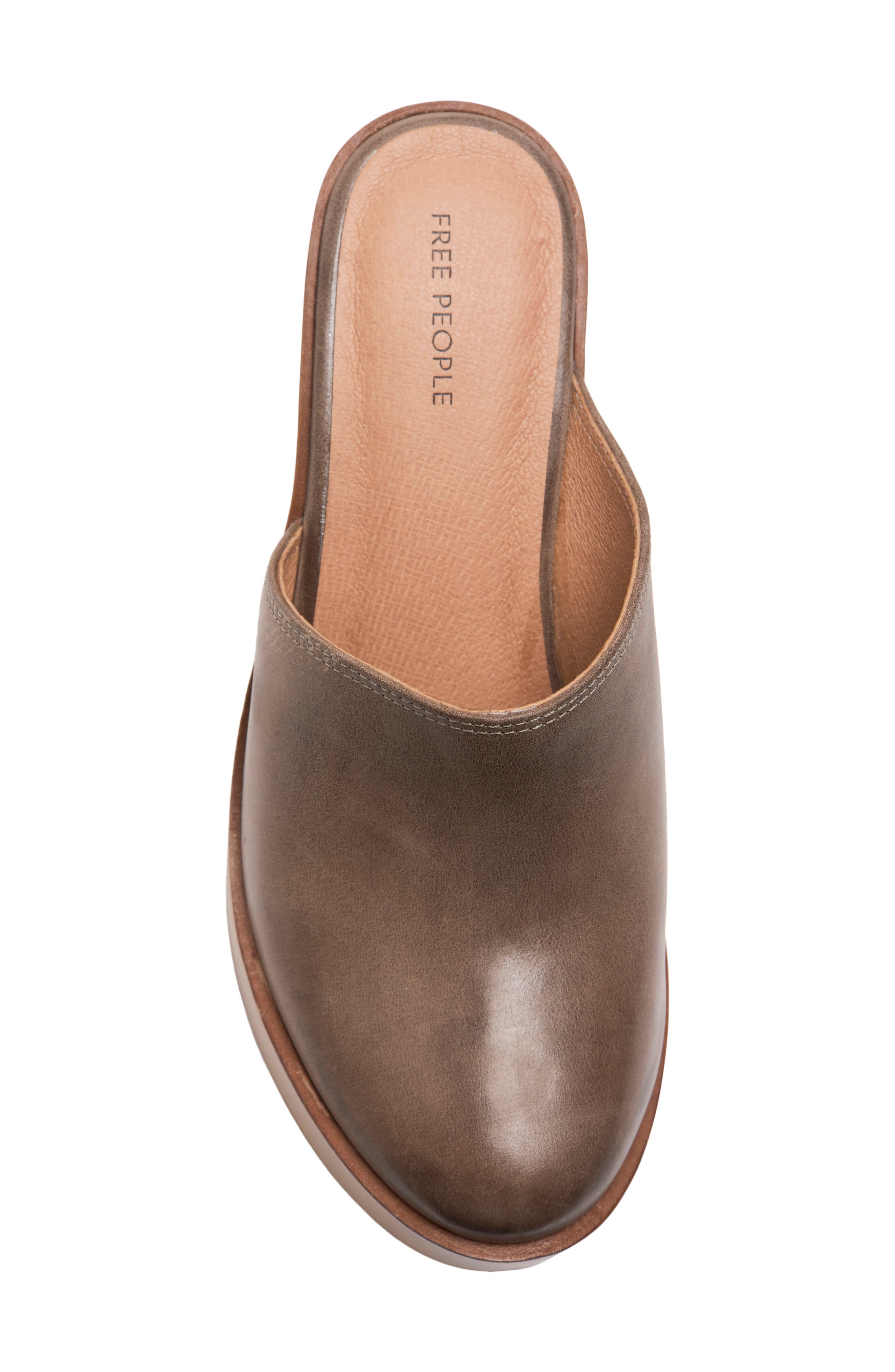 Hudson Platform Clog, Alternate, color, MUSHROOM