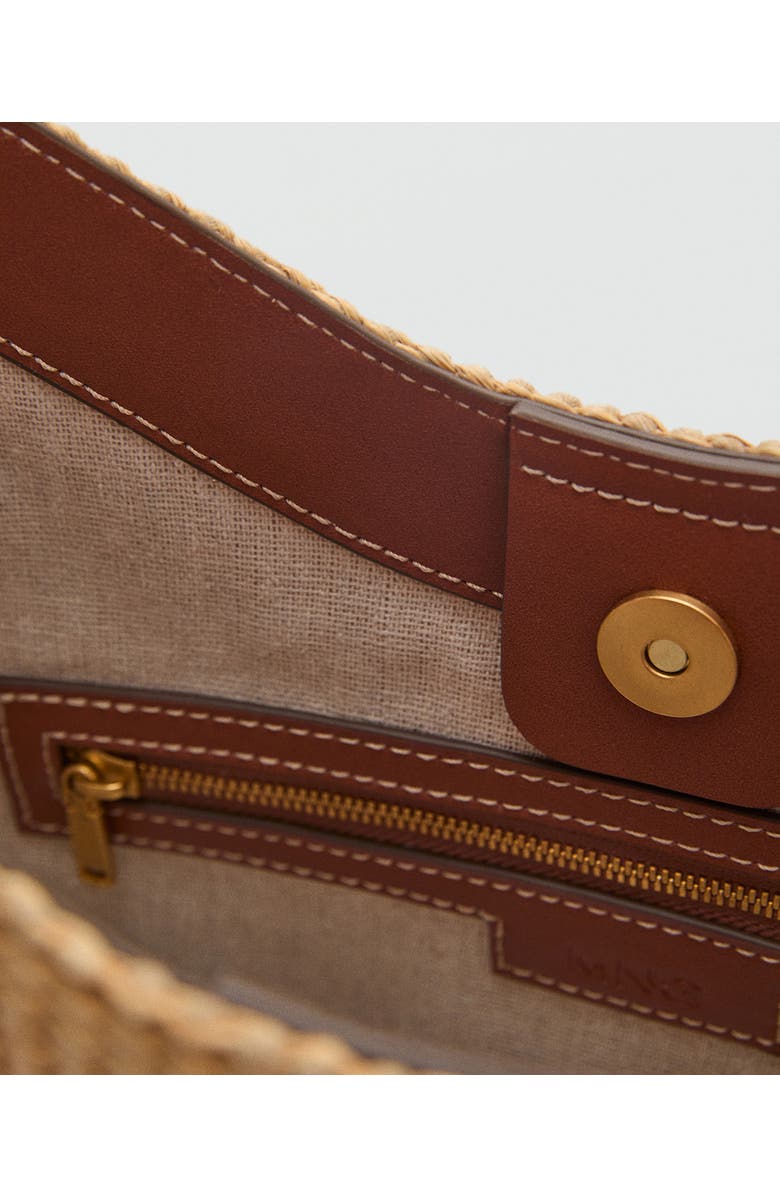 MANGO Canvas Shoulder Bag, Alternate, color,