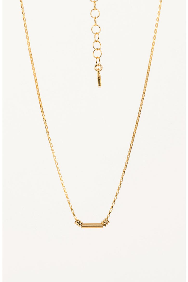 Geo Charm Necklace, Main, color, Gold