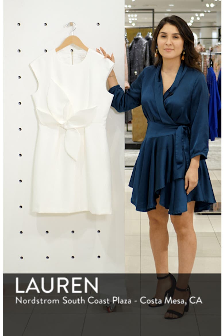 Polly Structured Bow Minidress video