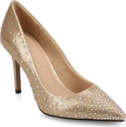 Journee Collection Embellished Pointed Toe Pump
